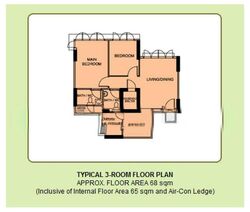 Blk 476A Hougang Capeview (Hougang), HDB 3 Rooms #584576901
